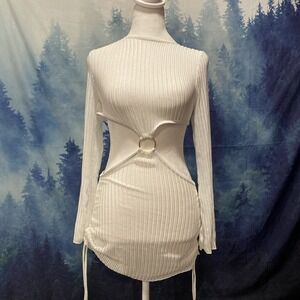 Women's Swimsuit Cover Beach Wear White‎ Medium